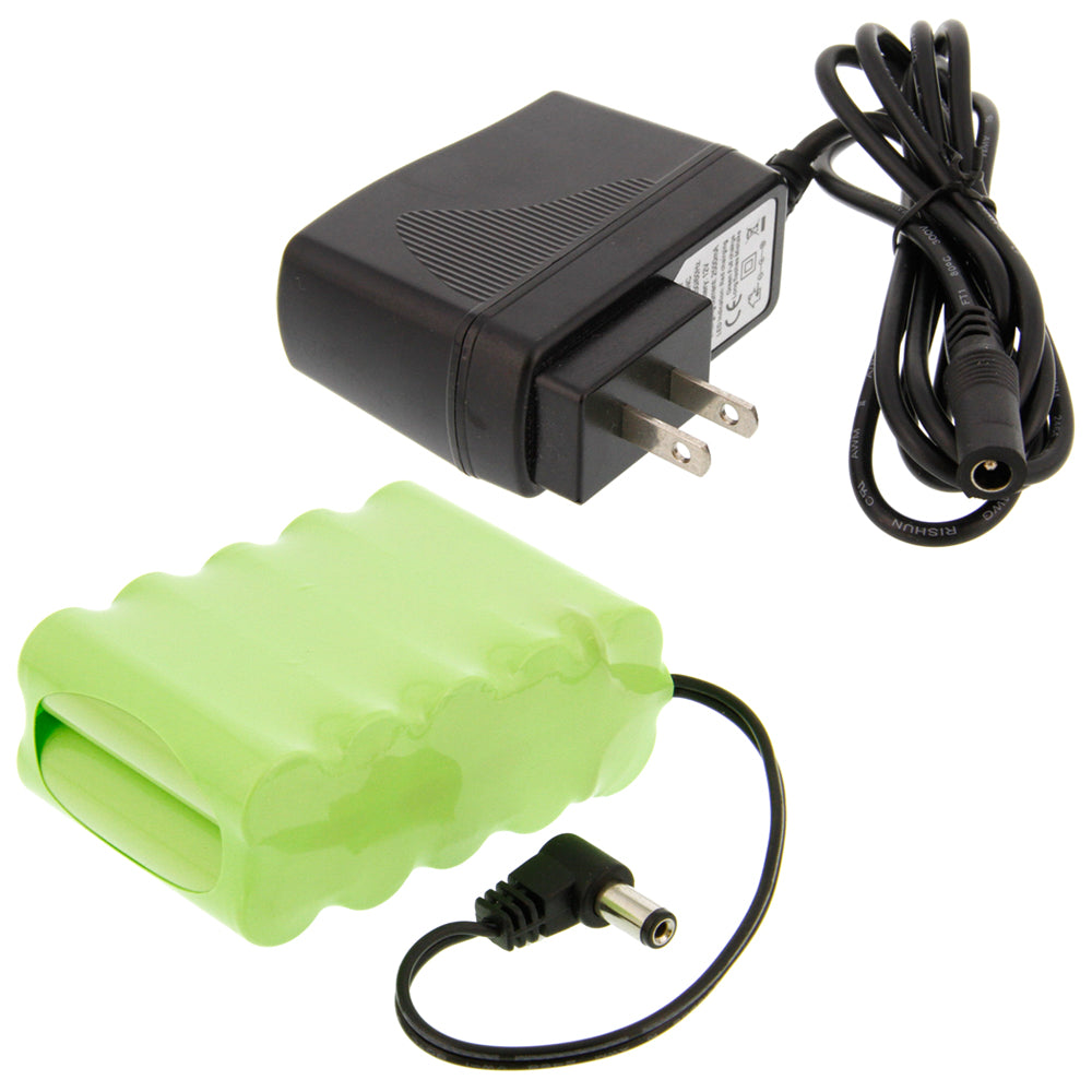 N12 Volt DC Rechargeable Battery Pack & Charger Kit; Fits Master Airbrush Model TC-21 & Belloccio Model BC-10 Airbrush Compressors