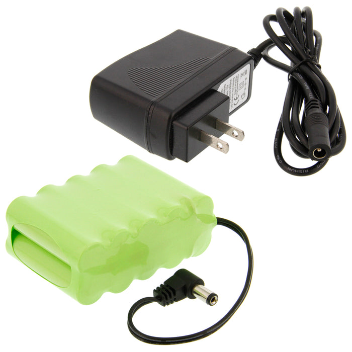 N12 Volt DC Rechargeable Battery Pack & Charger Kit; Fits Master Airbrush Model TC-21 & Belloccio Model BC-10 Airbrush Compressors