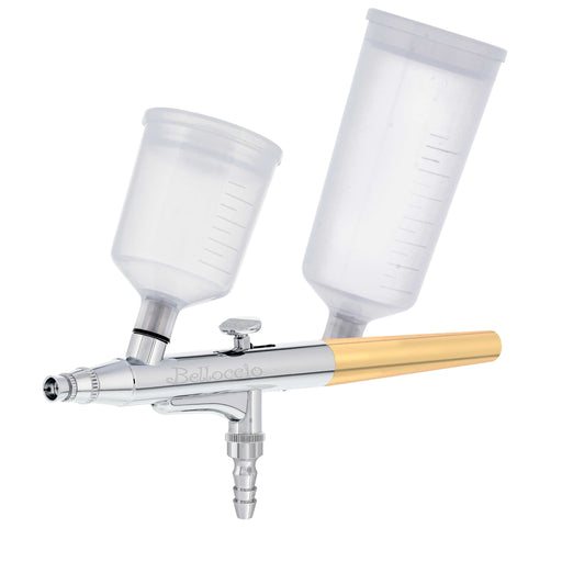 Belloccio Sunless Tanning Airbrush - Precision Single-Action Gravity Feed Airbrush; 0.4 mm Tip & Push Fit Hose Connection