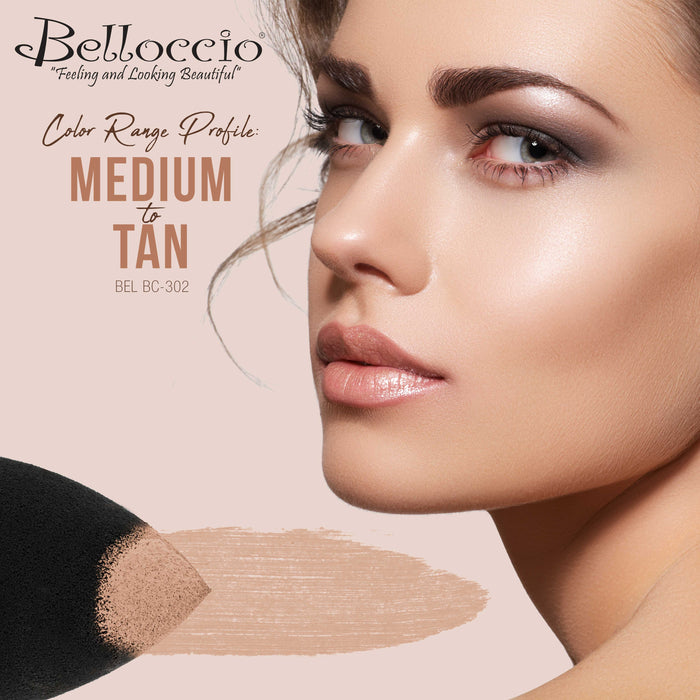 Belloccio High Definition Medium Shade Makeup Concealer 5 gram Jar - Conceal Imperfections, Hide Blemishes, Dark Under Eye Circles, Cosmetic Cream