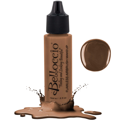 COCOA Color Shade Belloccio Professional Airbrush Makeup Foundation, 1/2 oz.