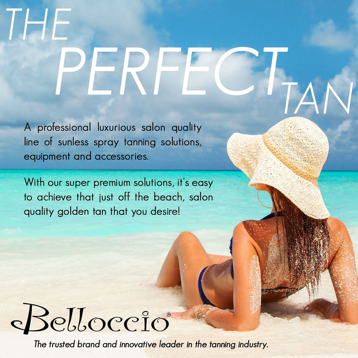 Belloccio Master T95 High Performance Sunless Turbine Spray Tanning System with Opulence DHA Tanning Solution, User Guide Video Link