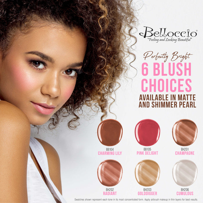 Belloccio Ultimate Airbrush Makeup & Spray Tanning System; Makeup & Tanning Airbrushes, Medium Shade Foundations, Blushes & Tanning Solution