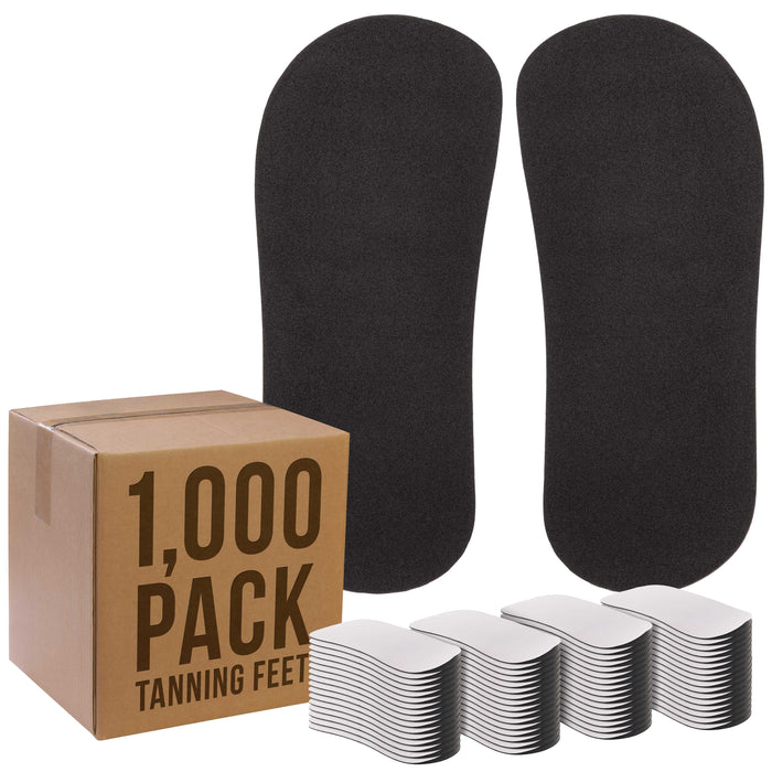 500 Pairs of Disposable Tanning Feet Pads (1000 Feet Total); Sunless Airbrush Spray Tanning Tent Foot Protection; (Color Varies)