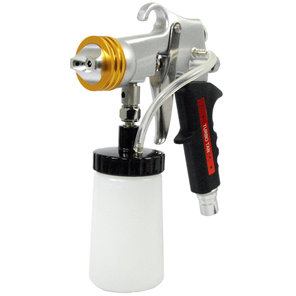 Model G11 Metal HVLP Precision Spray Tanning Application Gun with Standard Size Quick-Release Coupler Connector with 8 oz Cup