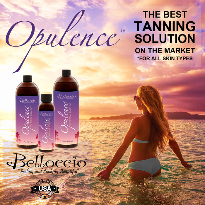 Complete Belloccio Turbo Tan Premium (Model T75) Professional Sunless HVLP Turbine Spray Tanning System; Pint Simple Tan 12% DHA Dark Solution