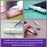 TCP Global Eyelash Extension Micro Brushes, 100 Medium 2.0 mm Tip Size Purple Disposable Brush Applicators - Apply Makeup, Paint Touch Up