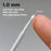 TCP Global Paint Touch Up Micro Brushes, 100 Superfine 1.0 mm Tip Size White Brush Applicators - Auto Body Shop, Auto Car Detailing, Hobby