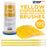 TCP Global Paint Touch Up Micro Brushes, 100 Fine 1.5 mm Tip Size Yellow Brush Applicators - Auto Body Shop, Auto Car Detailing, Hobby